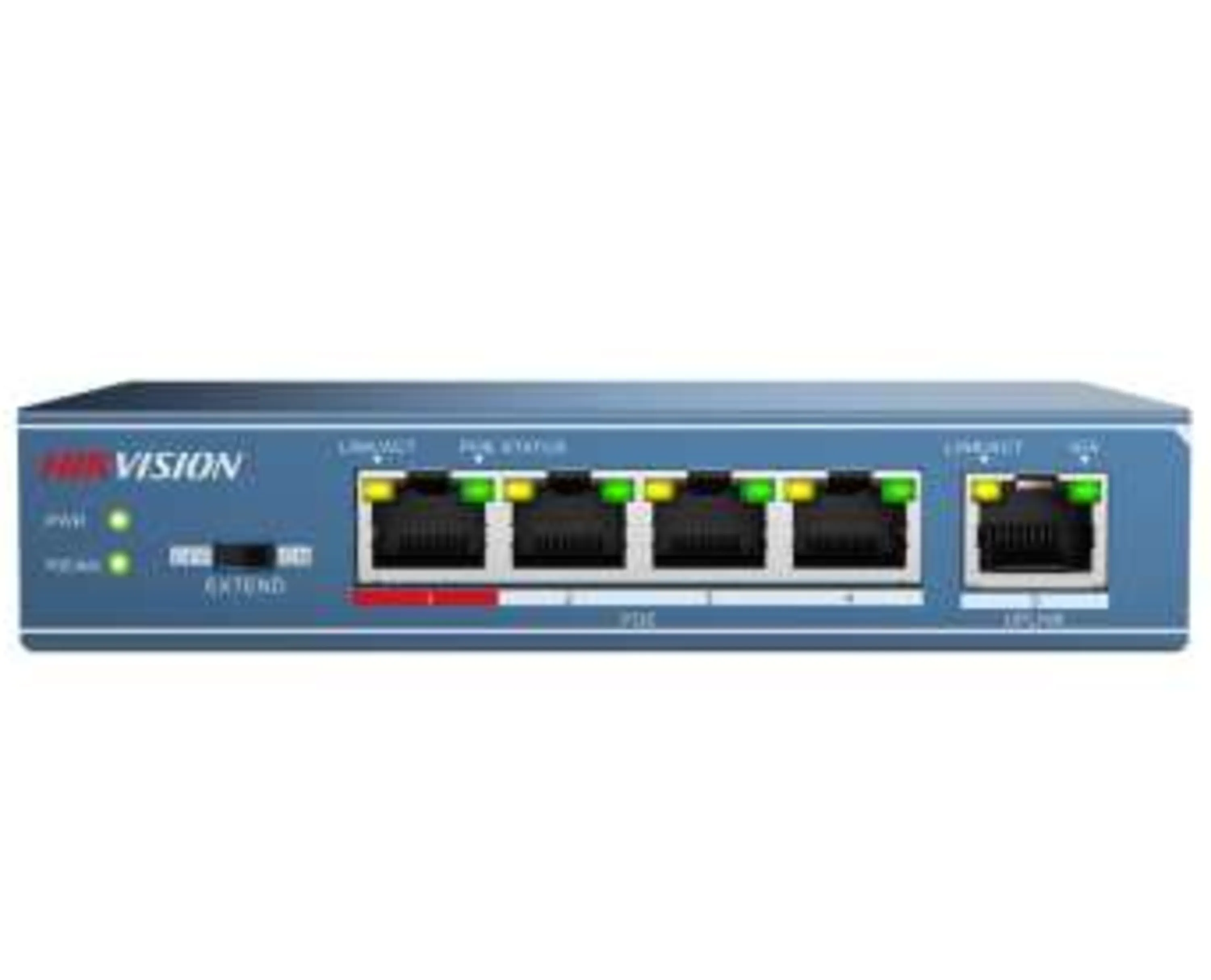 سوییچ شبکه 4 پورت هایک ویژن مدل DS-3E0105P-E سوییچ شبکه 4 پورت هایک ویژن مدل DS-3E0105P-E